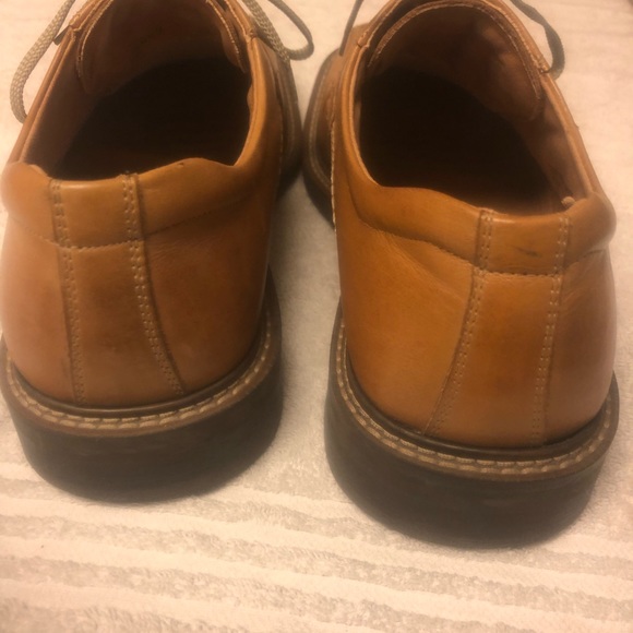 Bottesini : tobacco leather rubber sole lace up - Picture 2 of 3